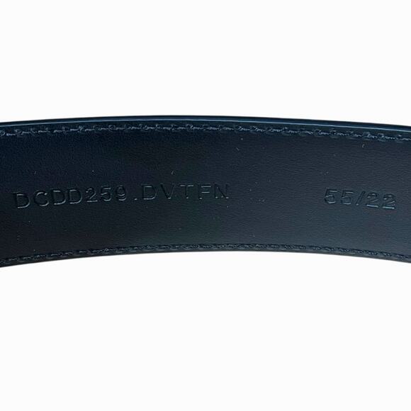 143. Versace Gold Medusa Head Black Belt main image 4